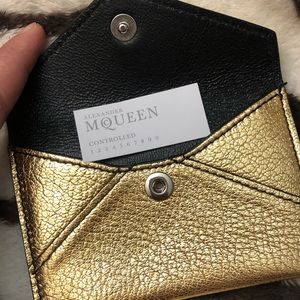 Alexander McQueen Envelope Style Card Holder